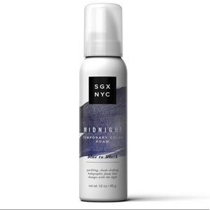 🔥5/$25🔥SGX NYC Midnight Tenporary Hair Color Foam: Blue to Black